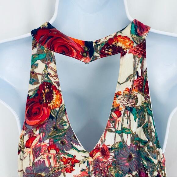 Entro Floral Mini Dress/Tunic Size Small - Picture 7 of 12